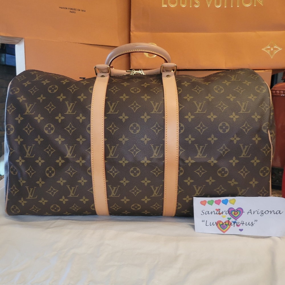 ♥️ LOUIS VUITTON KEEPALL 50 - Duffle EXCELLENT VERY RARE YEAR 2000